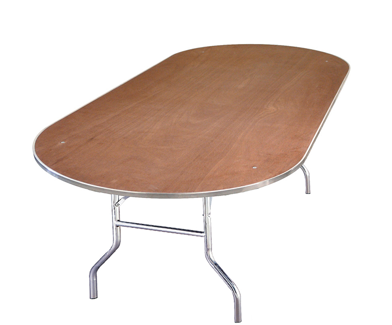 96” x 48” Oval Table